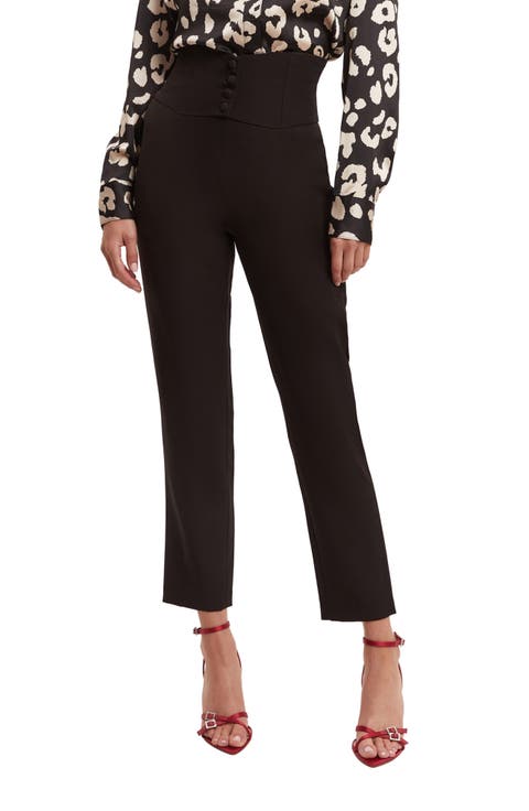 Corset High Waist Ankle Pants