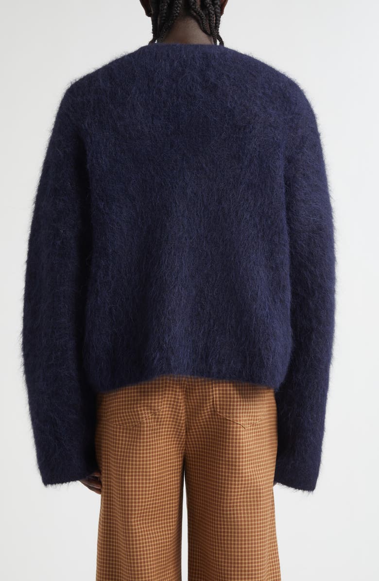 Séfr Lee Alpaca Blend V-Neck Cardigan, Alternate, color, Neptune Alpaca