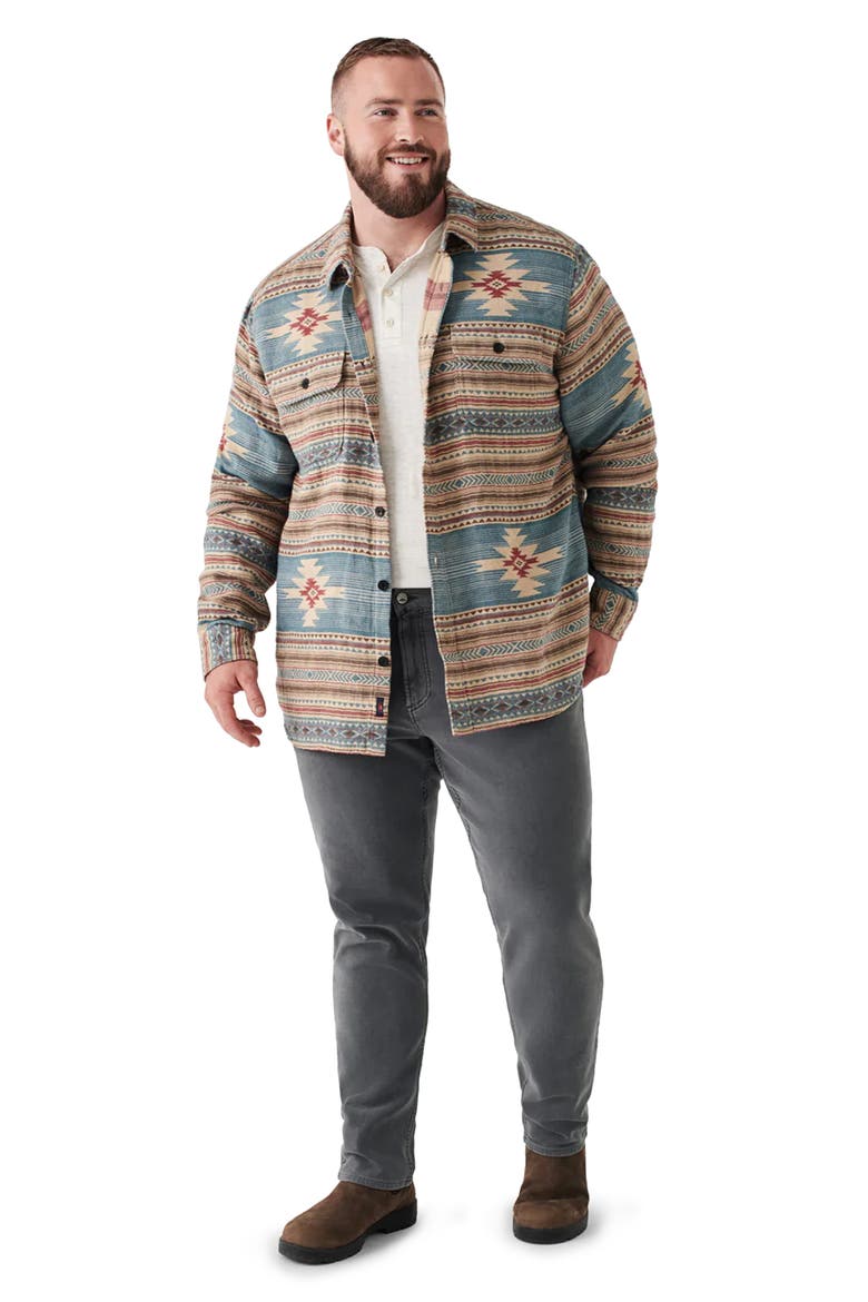 Doug Good Feather Canyon Organic Cotton Overshirt, Alternate, color, NESCOVE