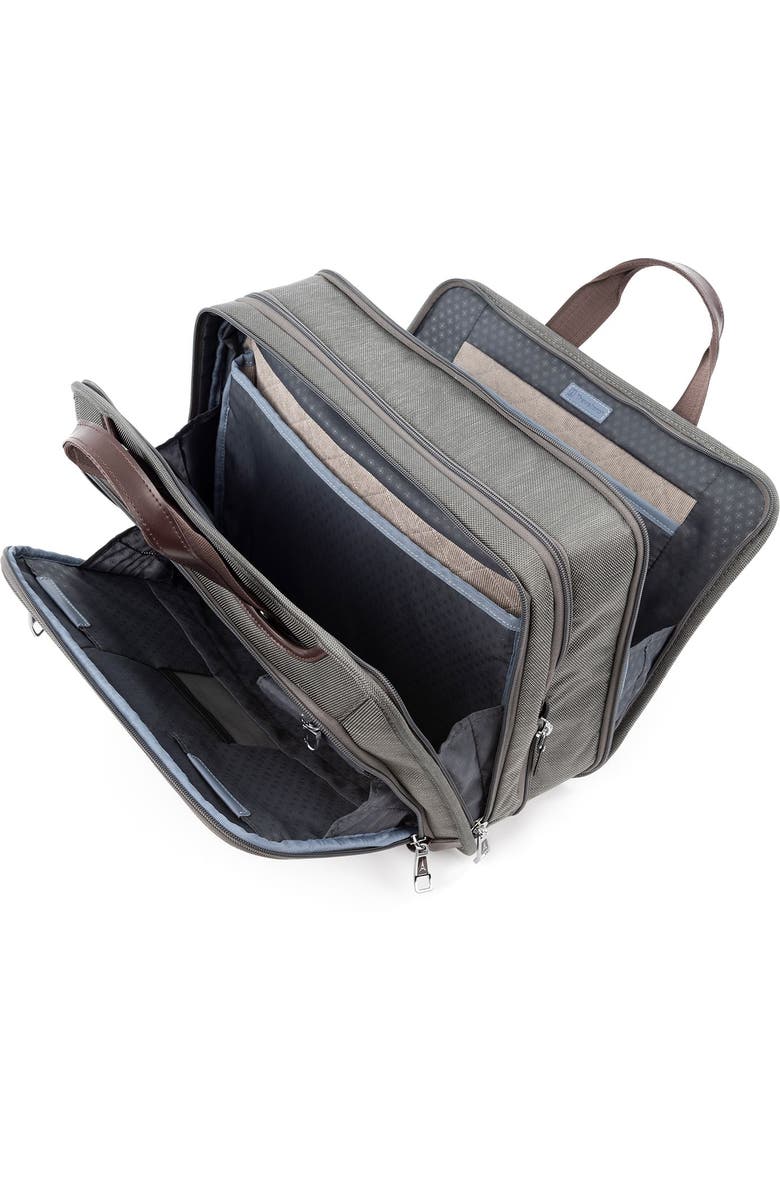 TRAVELPRO Platinum Elite Expandable Business Laptop Briefcase, Fits up to 15.6 Laptop, Alternate, color, Vintage Grey