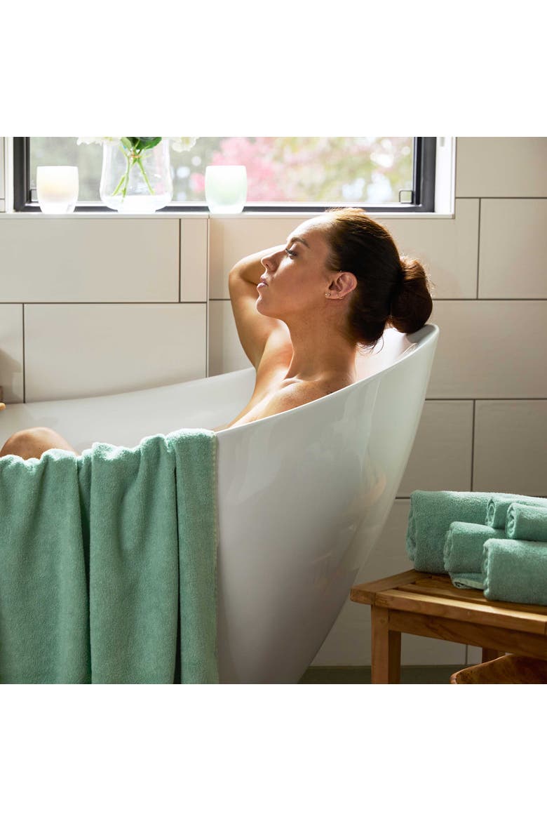 Viscose Odor & Mildew Resistant Spa Towel Collection, 6pc Set, Alternate, color, Seaglass