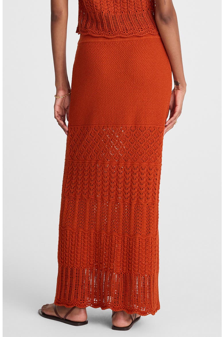 Pointelle Stitch Maxi Skirt, Alternate, color, RUSTIC FLAME