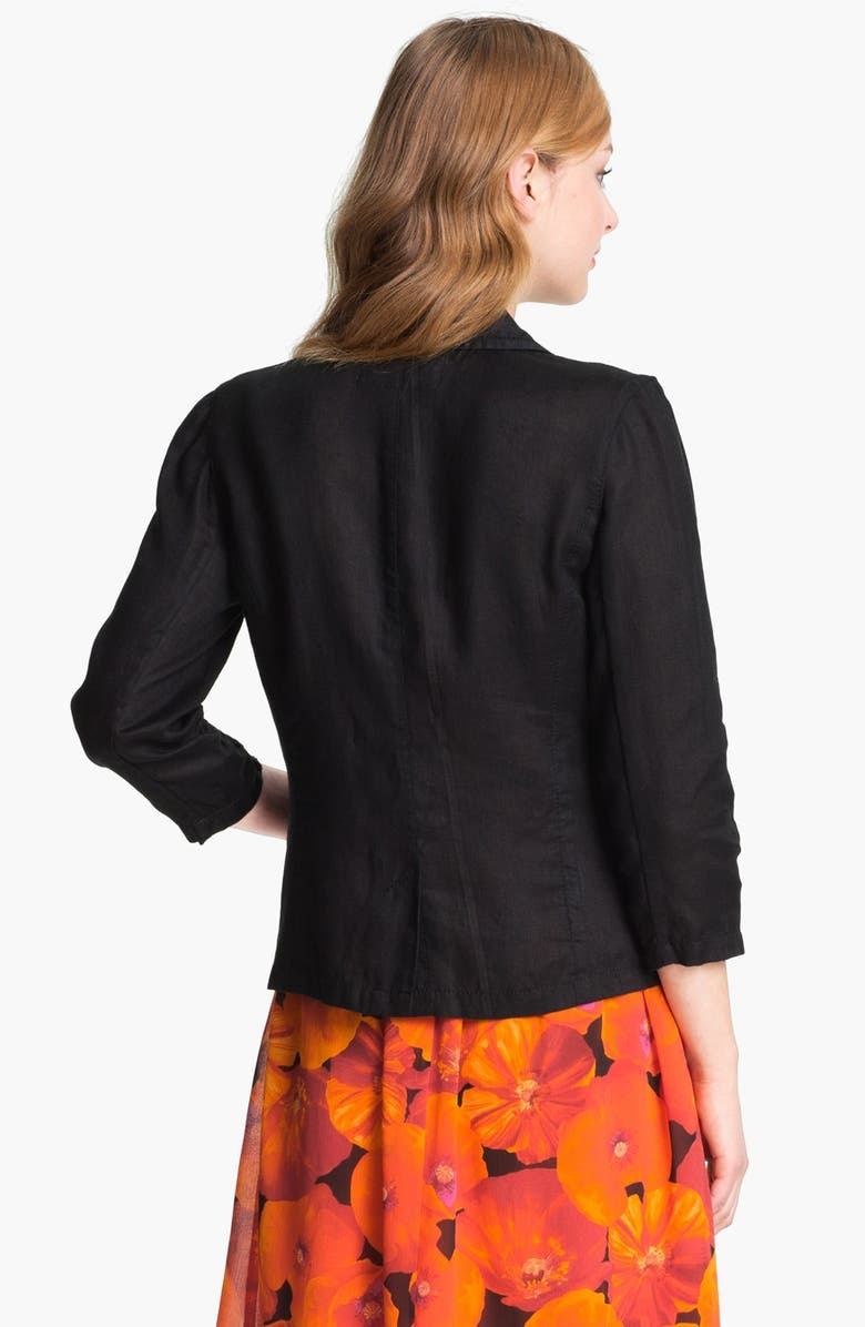 Caslon<sup>®</sup> Two Button Linen Jacket, Alternate, color, 