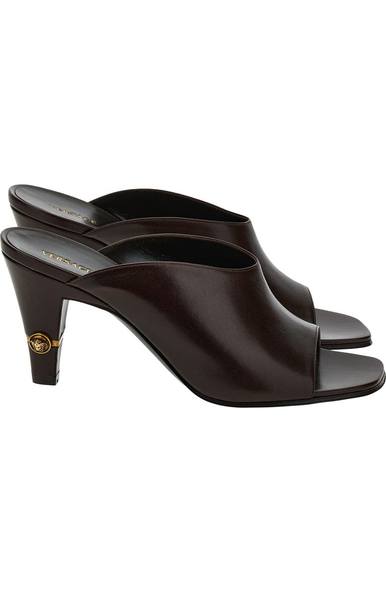 Versace Mule Sandal, Alternate, color, Moka-Gold