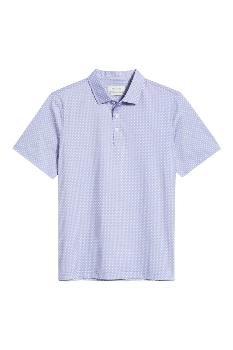 Victor OoohCotton® Palm Tree Print Polo, Alternate, color, LILAC