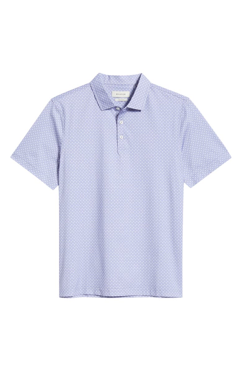 Bugatchi Victor OoohCotton<sup>®</sup> Palm Tree Print Polo, Alternate, color, Lilac