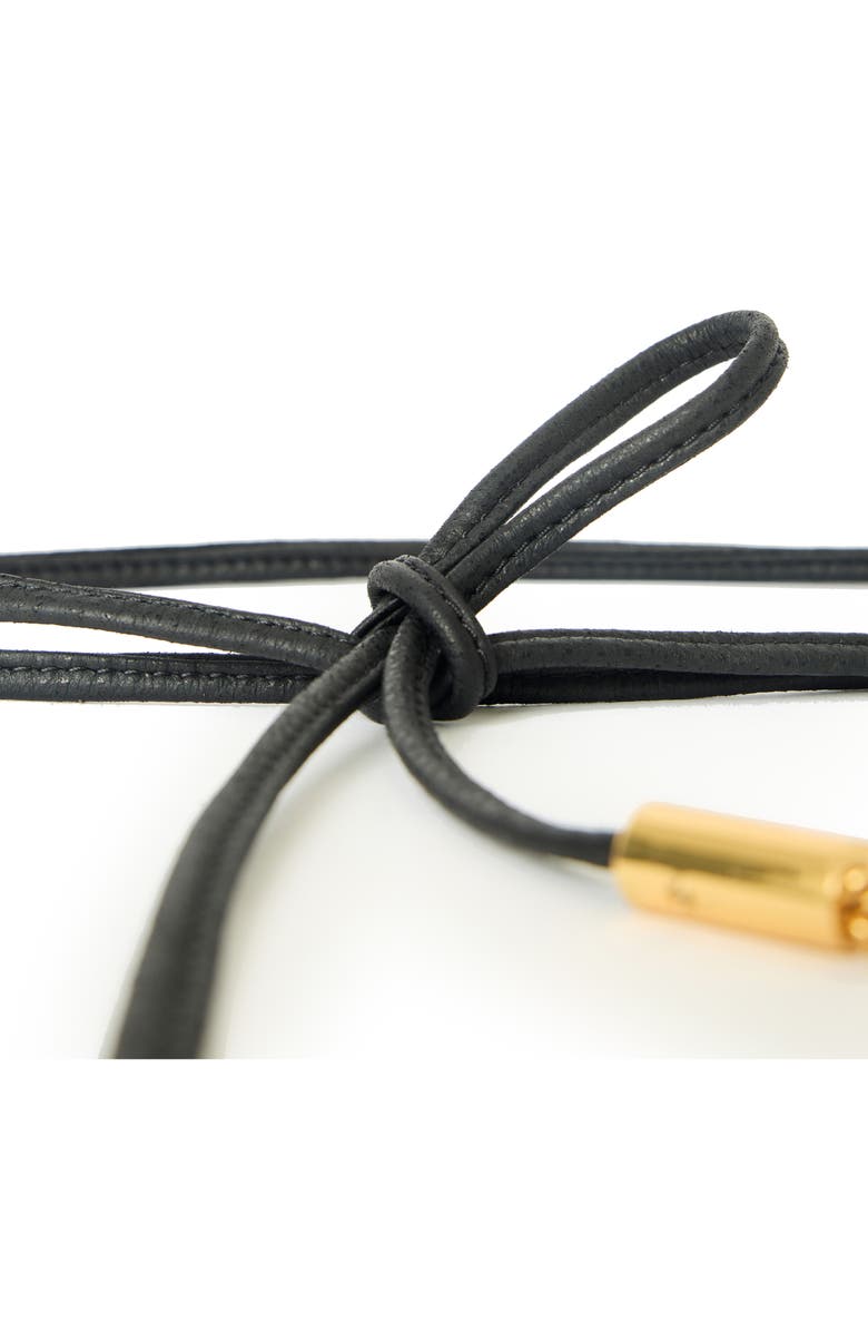 B-Low the Belt Melrose Wrap Belt, Alternate, color, Black Gold
