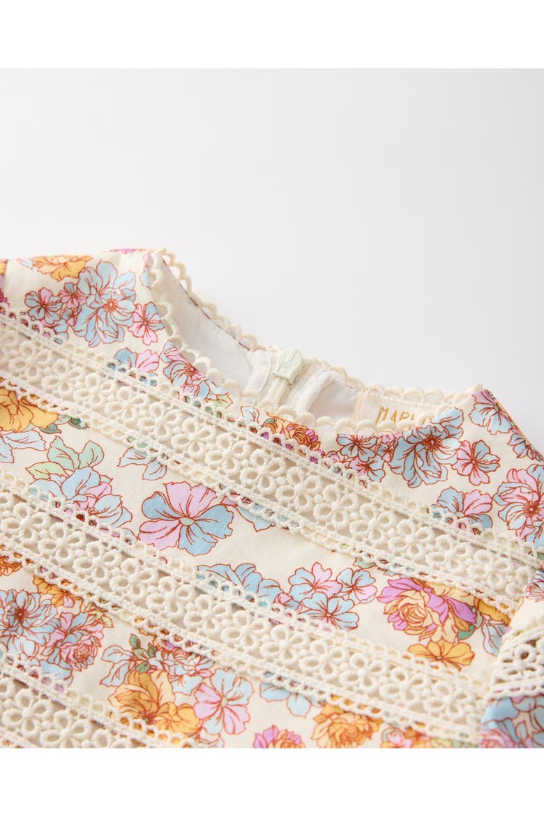 Posie Cotton Mini Dress, Alternate, color, Floral