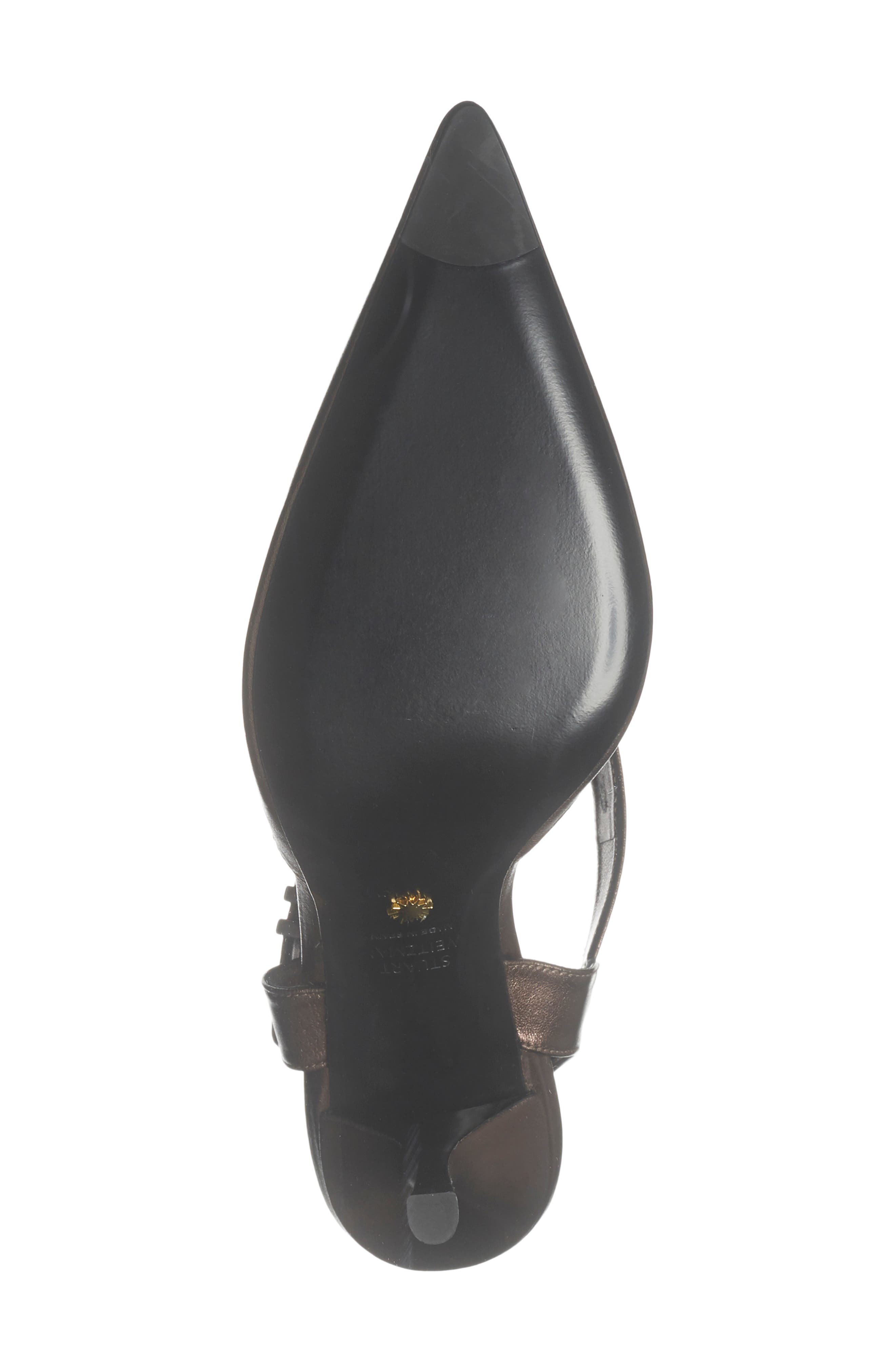 Stuart Weitzman Maverick Pointed Toe Pump, Alternate, color, Pyrite