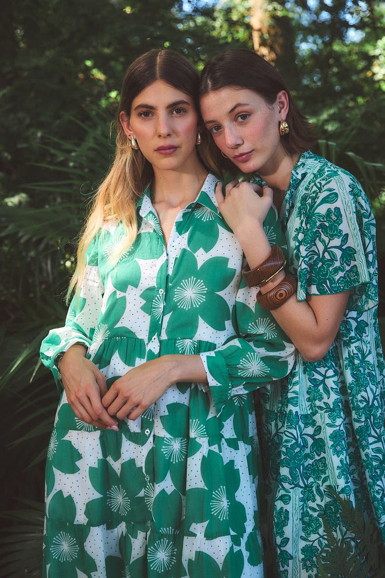 Jinette Maxi Dress, Alternate, color, Green Akari