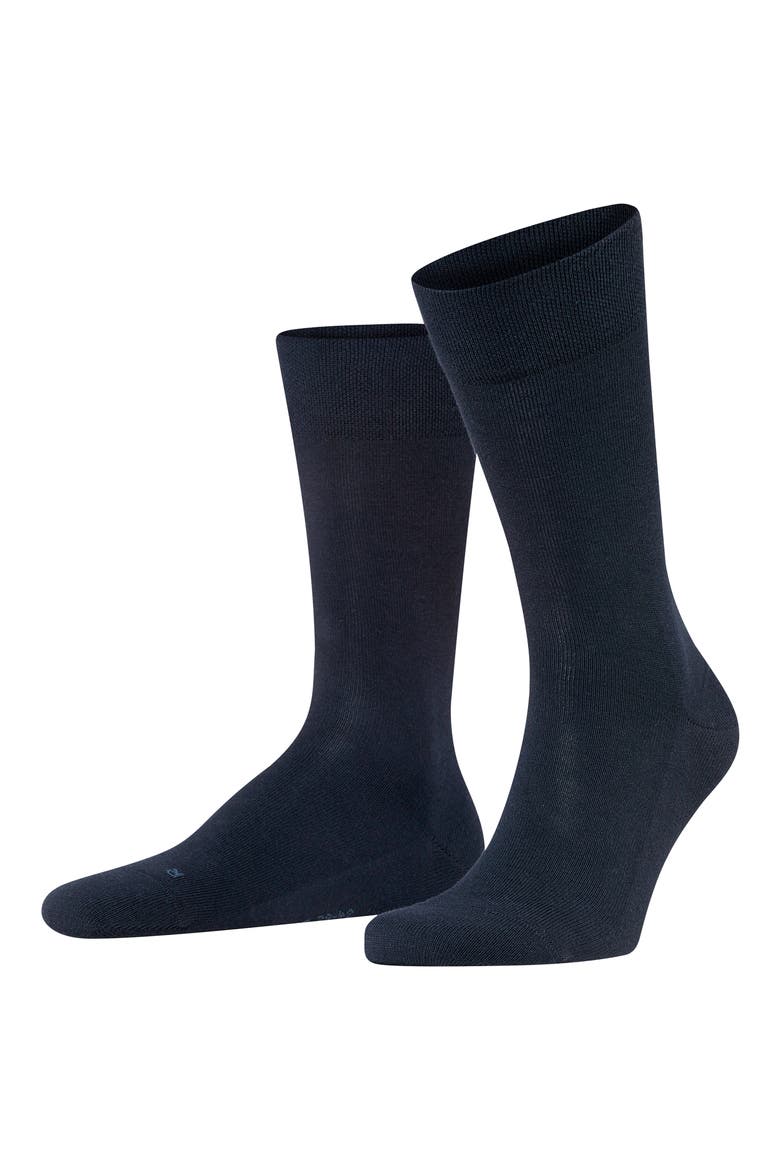 Sensitive London Cotton Blend Socks, Alternate, color, DARK NAVY