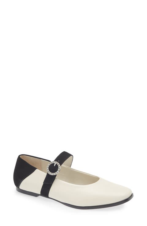 Gaelle Colorblock Mary Jane Ballet Flat (Women)