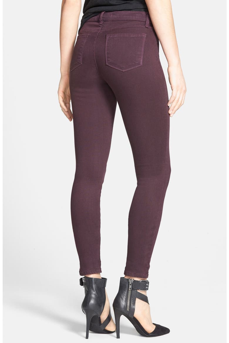 '485' Skinny Jeans, Alternate, color, DARK PLUM