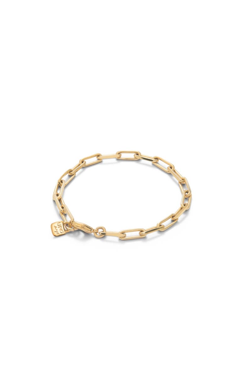 UNODE50 Cable Charm Bracelet, Alternate, color, Gold
