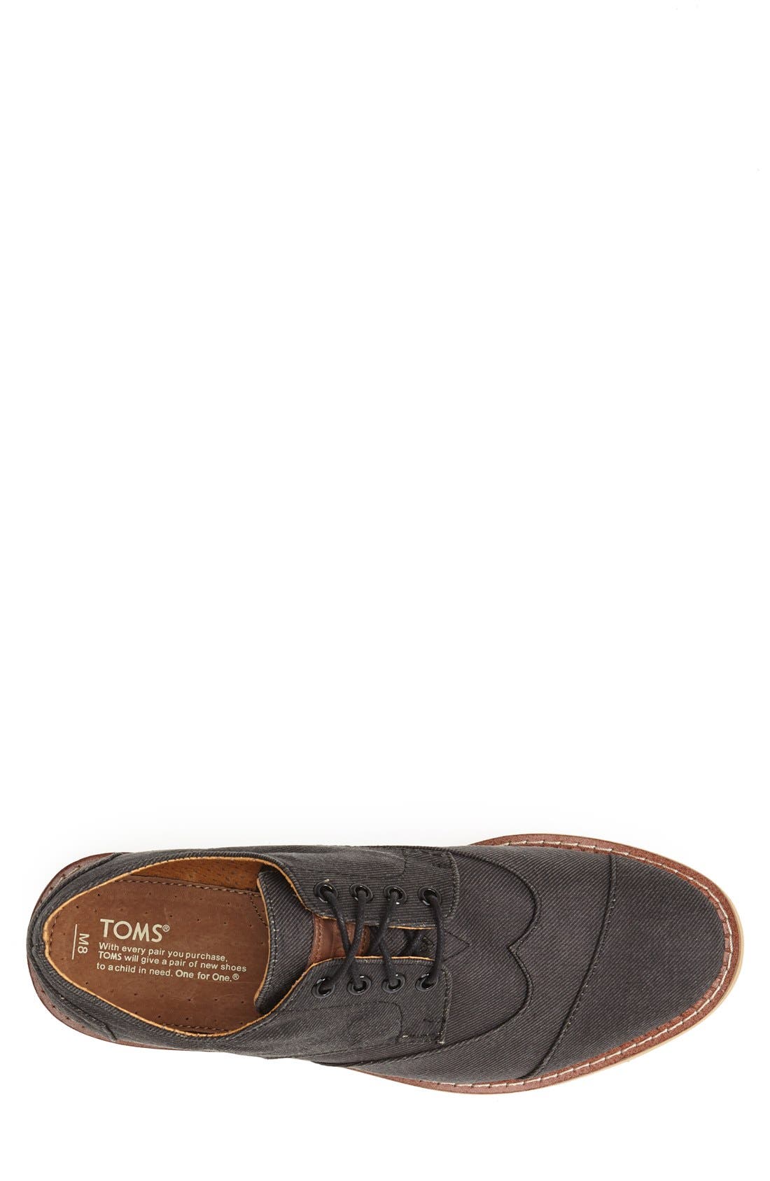 TOMS 'Brogue' Wingtip, Alternate, color, 