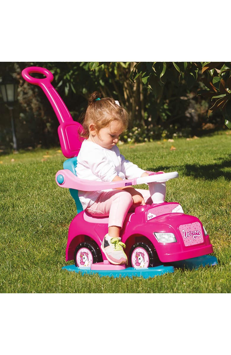 Dolu Ride On Car 4 In 1 Walk and Drive Unicorn, Alternate, color, Multicolored