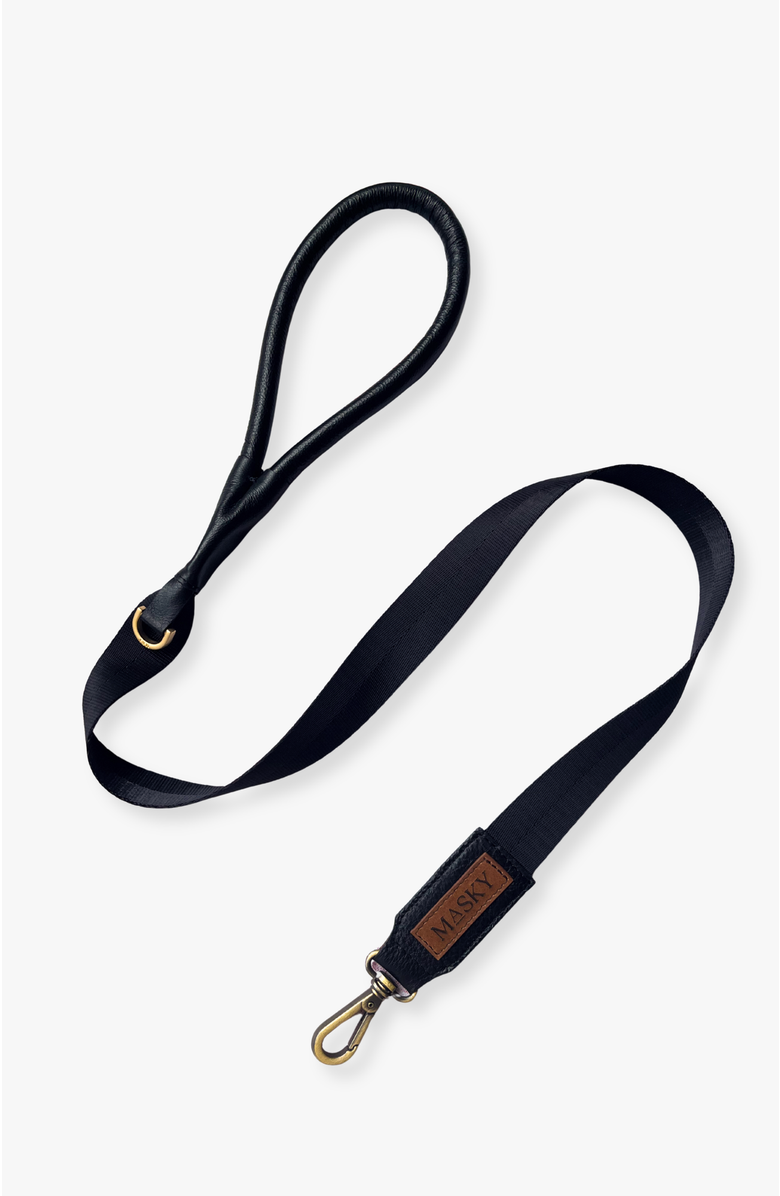 Masky Noir Leash, Main, color, Black