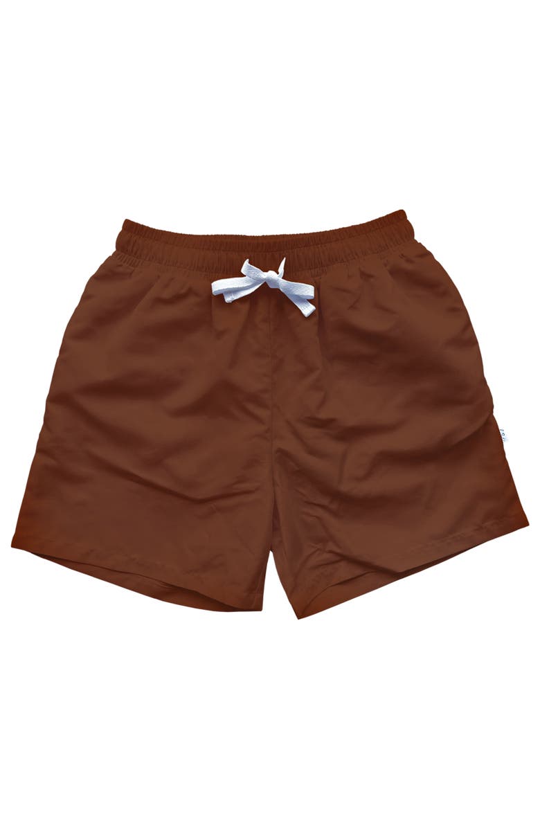 Laree + Co Saddle Up Hybrid Kids Shorts, Main, color, Brown