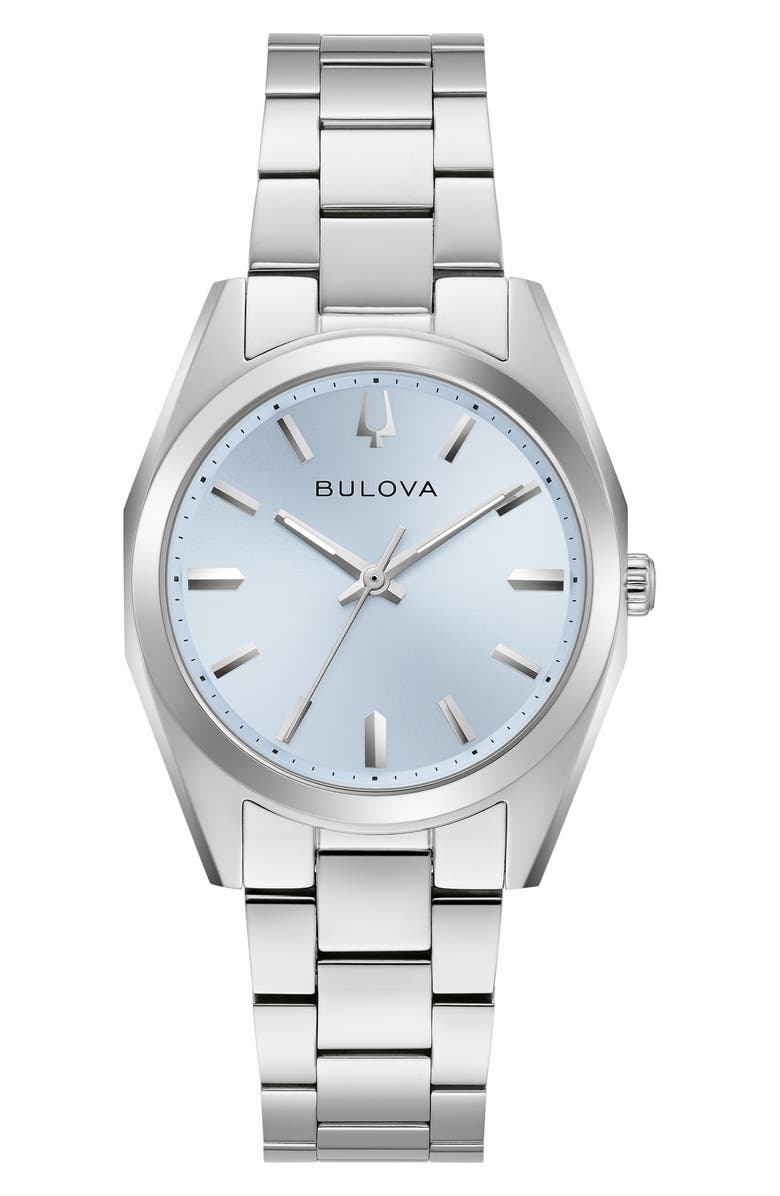 BULOVA Surveyor Automatic Bracelet Watch, 22.7mm, Main, color, Silver-Tone