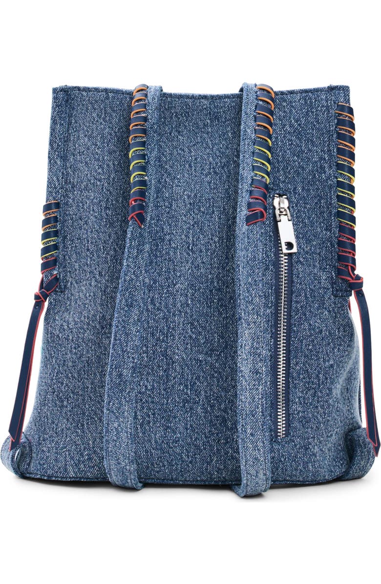 Desigual Mini Denim Backpack, Alternate, color, Light Blue