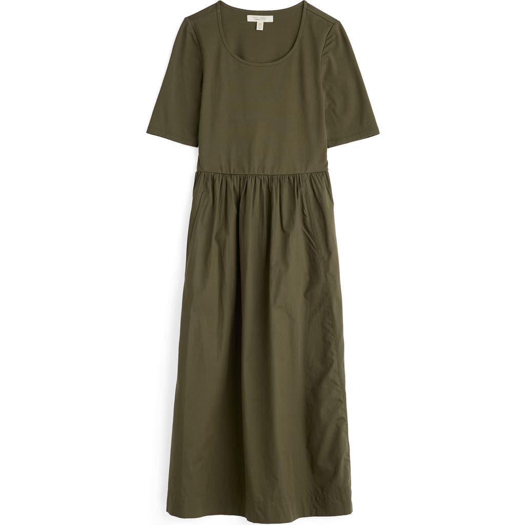 Seasalt Cornwall Madder Mixed Media Midi Dress In Alpine