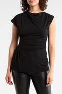 Elodie Asymmetric Draped Top