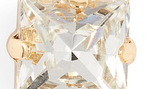 Kenneth Jay Lane Crystal Drop Earrings In White