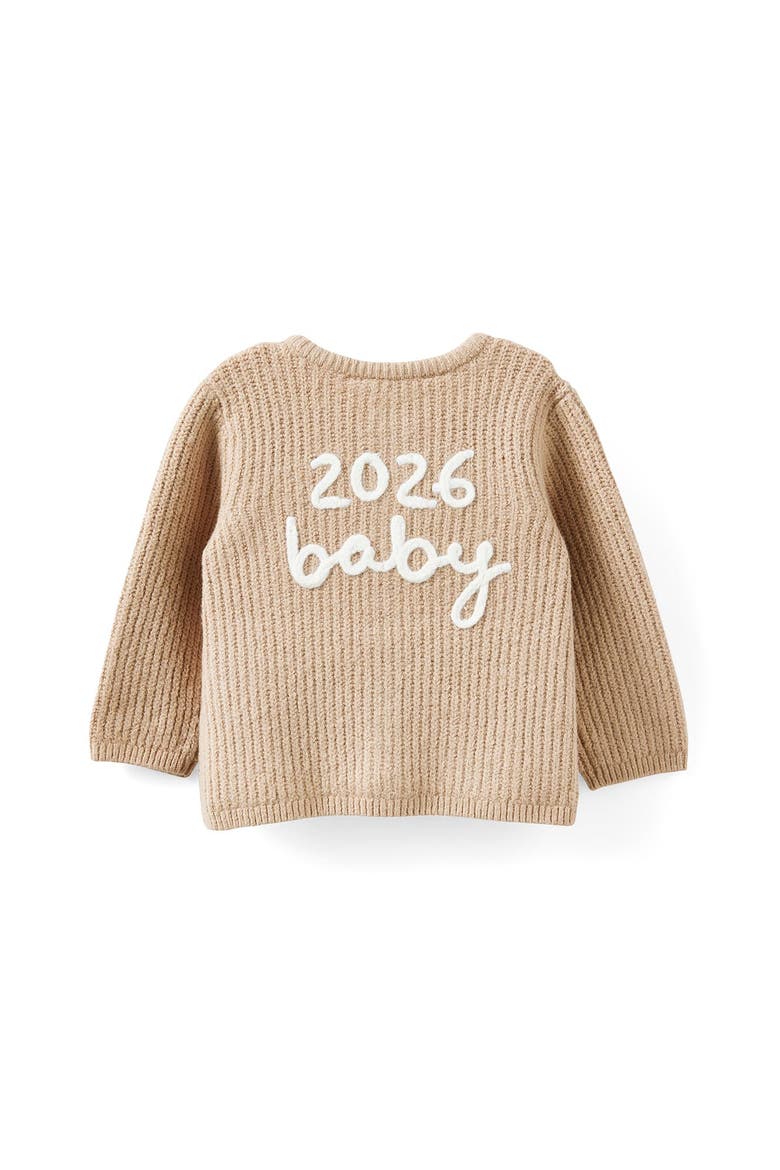 Baby Organic Blend Knit Cardigan, Alternate, color, Latte Cream 2026 Baby