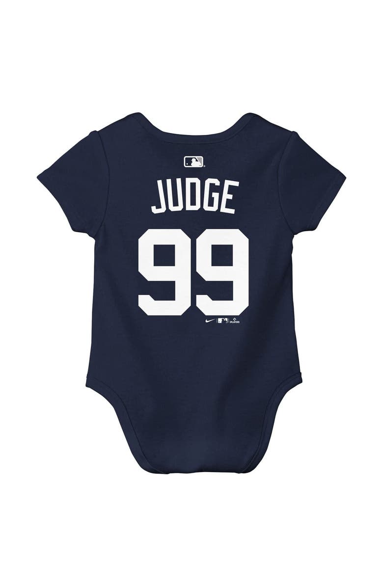 Nike Newborn & Infant Nike Aaron Judge Navy New York Yankees Name & Number Bodysuit, Alternate, color, Navy
