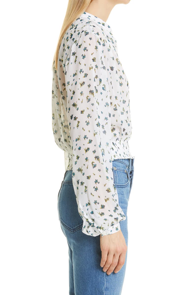 rag & bone Calista Floral Blouse, Alternate, color,