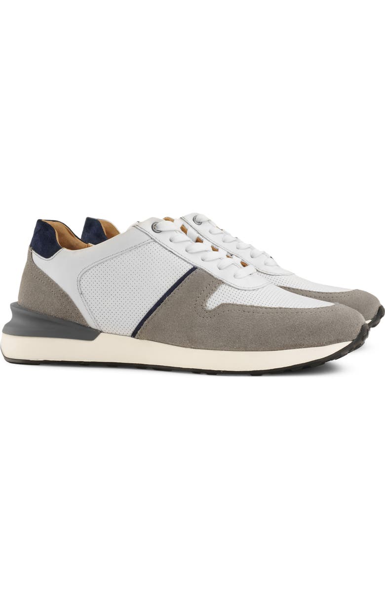 Milwaukee Boot Company Gallun Sneaker, Main, color, White/ Grey