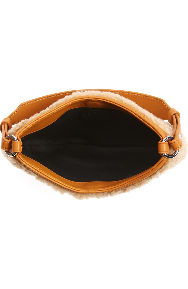 Simon Miller Mini Sasi Faux Shearling Shoulder Bag, Alternate, color,