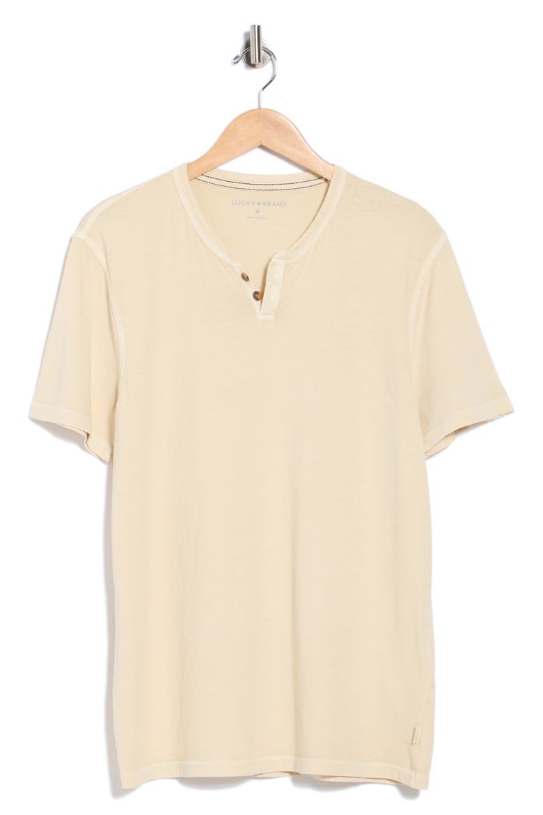 Burnout Notch Neck T-Shirt, Alternate, color, FOG
