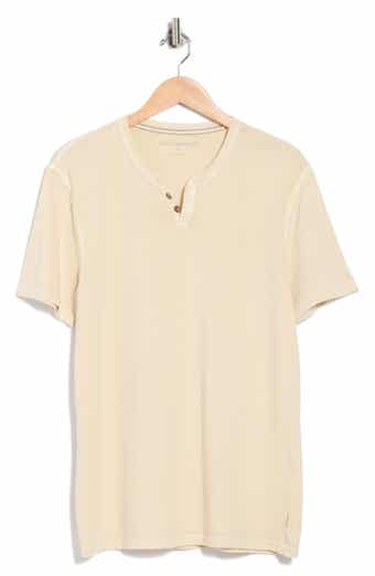Lucky Brand Burnout Notch Neck T-Shirt