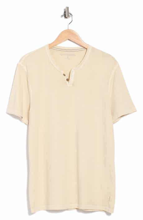 Lucky Brand Burnout Notch Neck T-Shirt