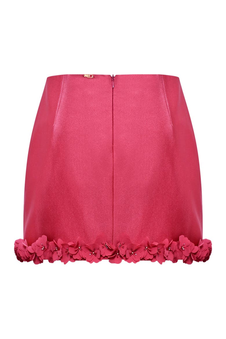 Sunstone Lycra Short Skirt, Alternate, color, DARK PINK