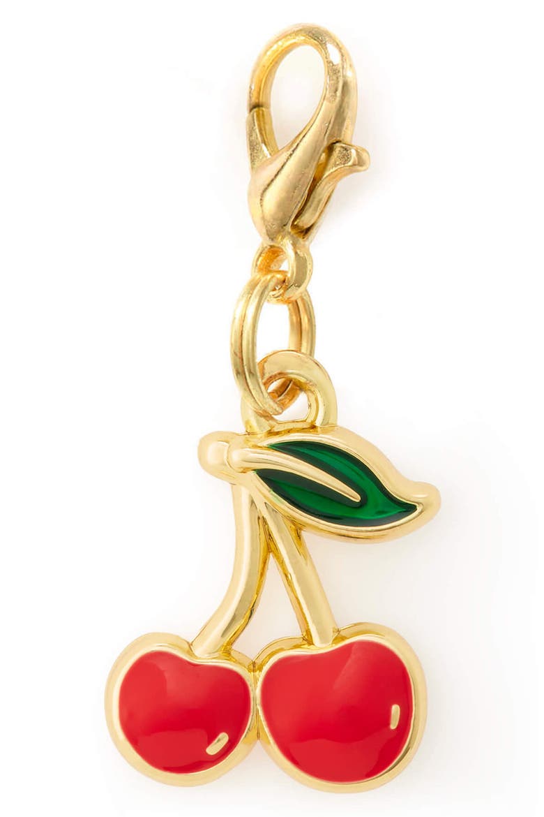 Rescued with Love Collar Charm, Main, color, RED