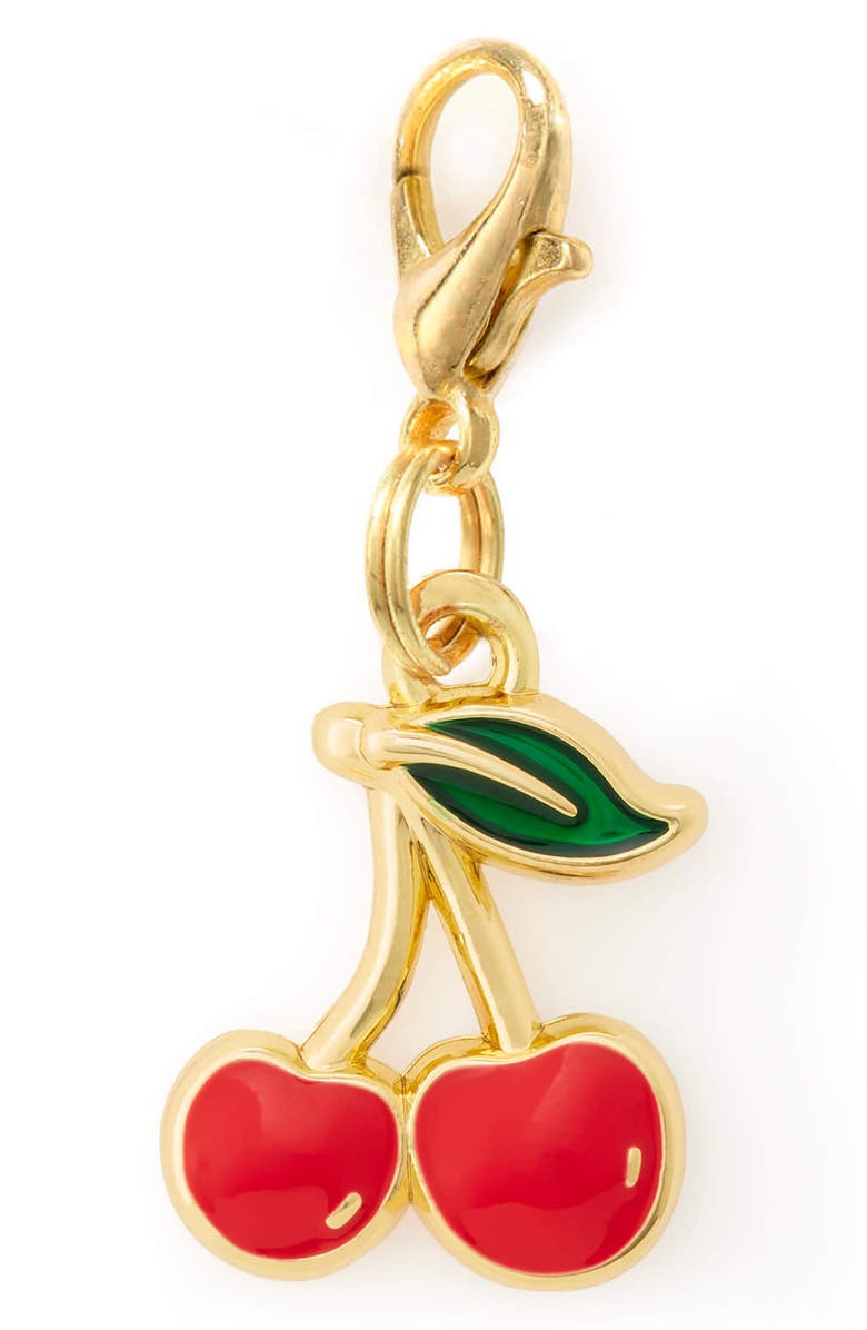 The Foggy Dog Rescued with Love Collar Charm, Main, color, Red