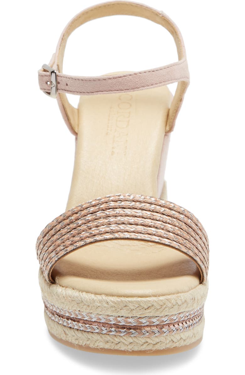 Cordani Evie Platform Wedge Sandal, Alternate, color,