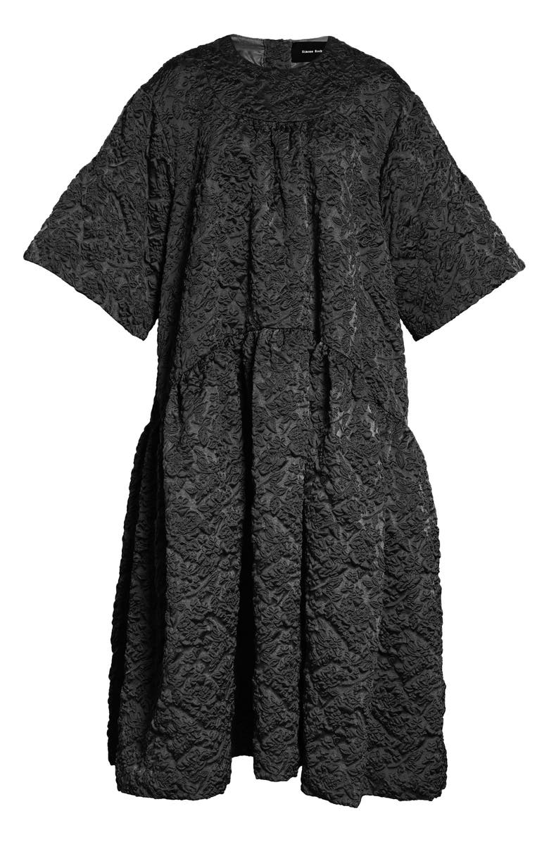 Simone Rocha Cloqué Midi Dress, Alternate, color, 