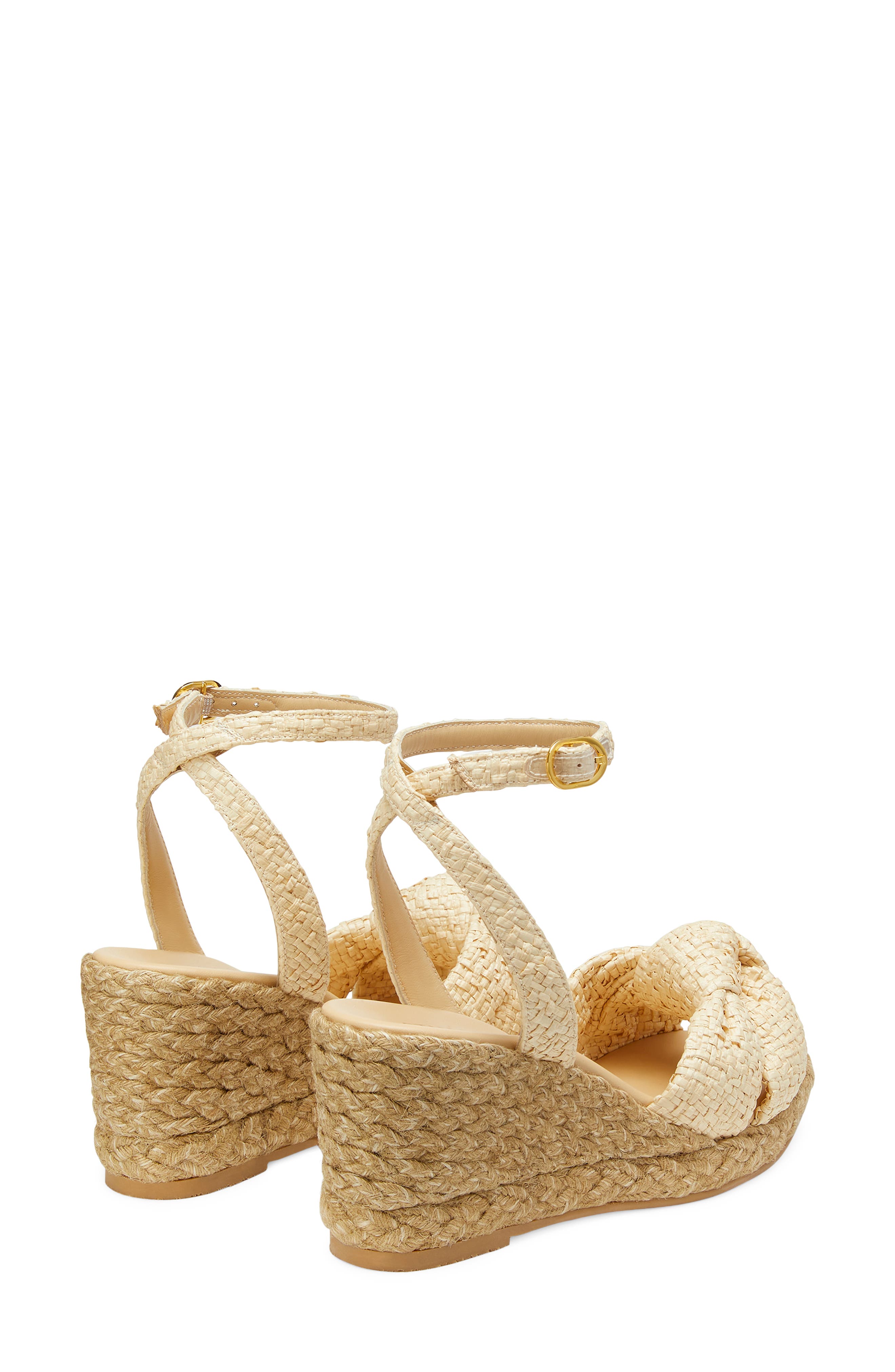 Stuart Weitzman Playa Espadrille Knot Wedge Sandal, Alternate, color, 