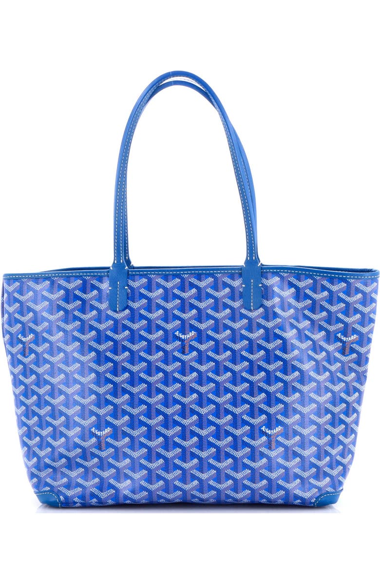 Pre-Owned Goyard Artois Tote Coated Canvas PM, Main, color, Blue