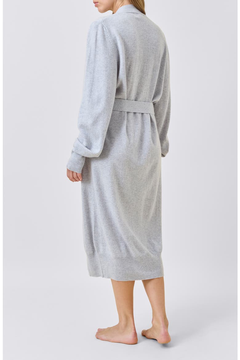 Cashmere Robe, Alternate, color, GREY