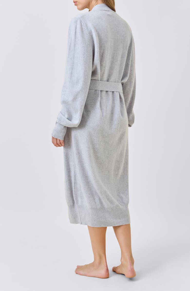 Papinelle Cashmere Robe, Alternate, color, Grey