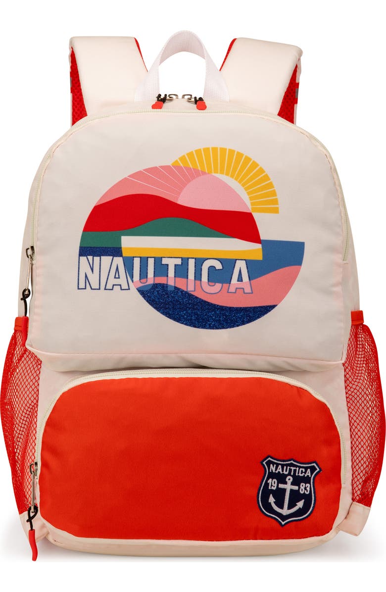Nautica Sunny Day 16 Inch Backpack for Kids and Teens, Main, color, Sunny Day