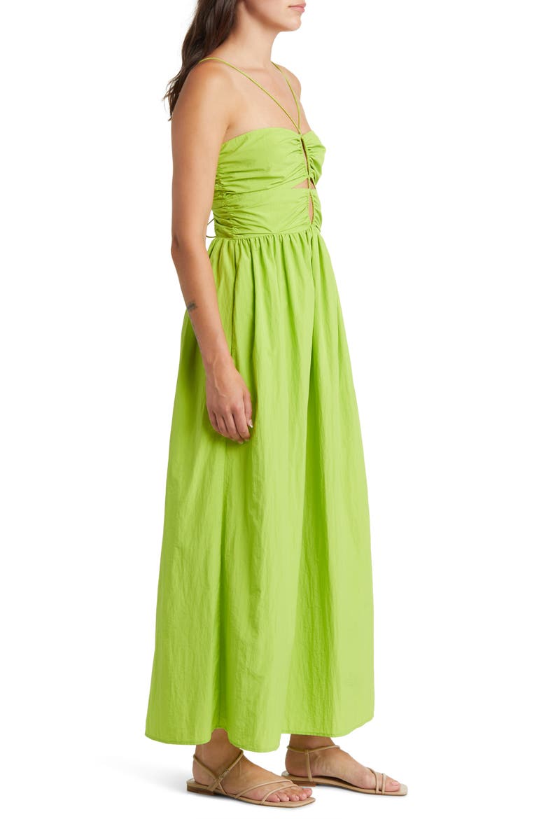 Silvia Maxi Dress, Alternate, color, BANANA LEAF