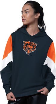 STARTER Women's Starter Navy Chicago Bears Scrimmage Hoodie