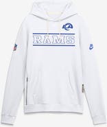 Nike Men's Nike Los Angeles Rams Fearsome White Standard Issue Replay Officials Dri-FIT Hoodie