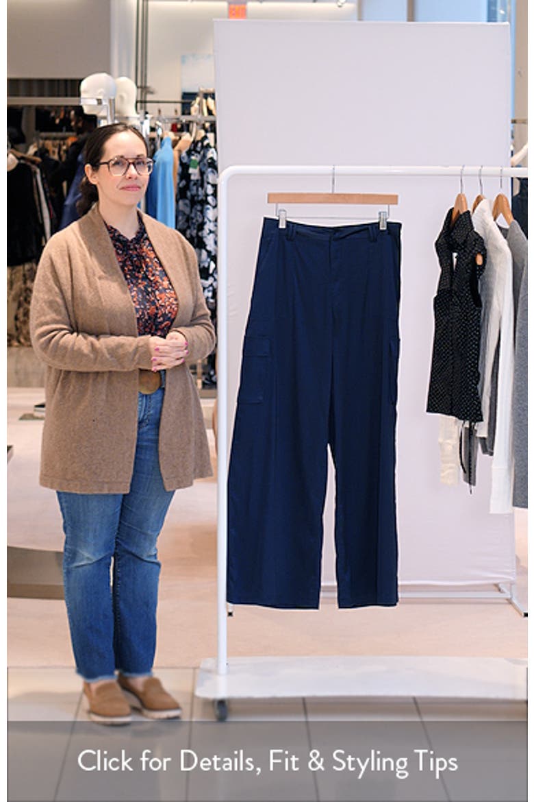 Kelsey Baggy Satin Cargo Pants video
