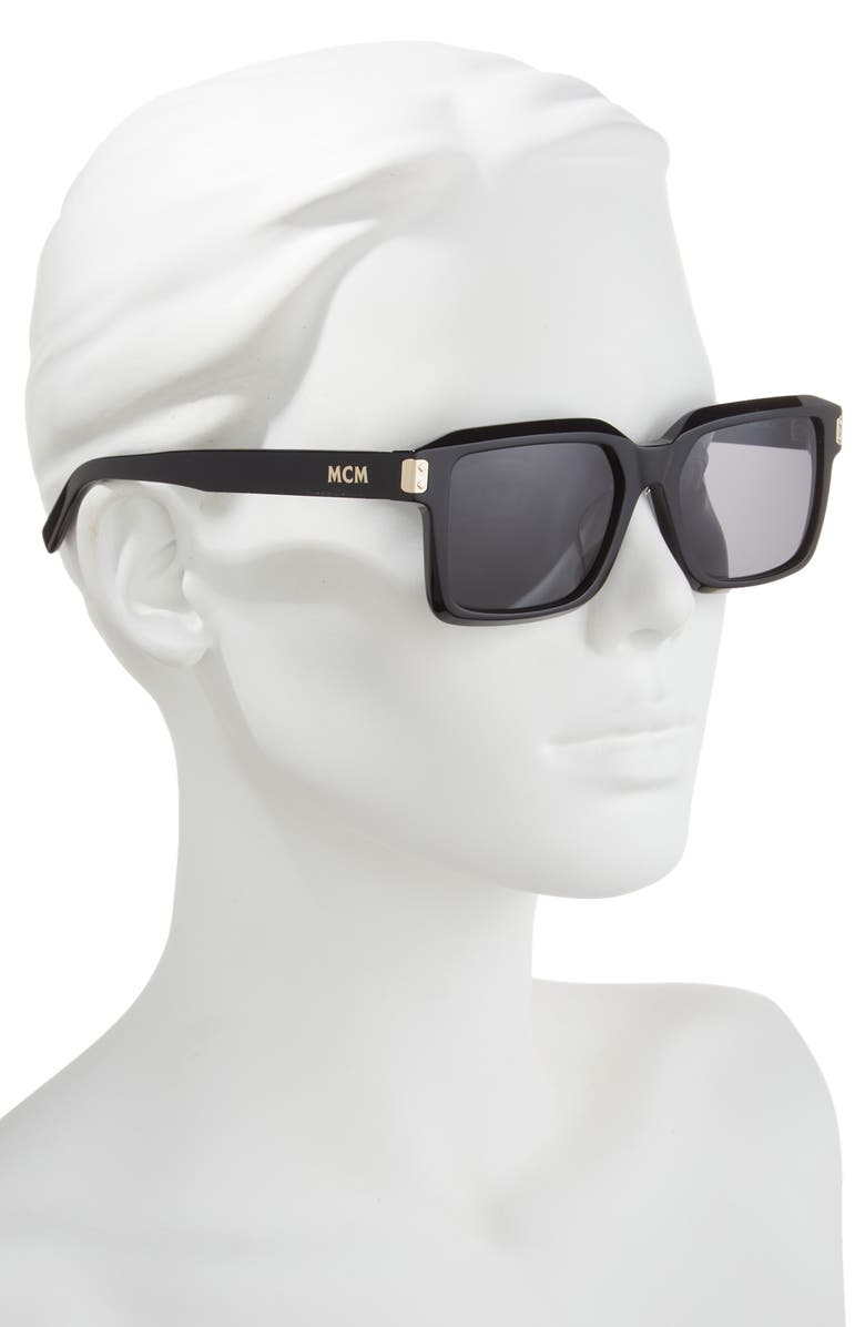 MCM 54mm Rectangular Sunglasses, Alternate, color, 